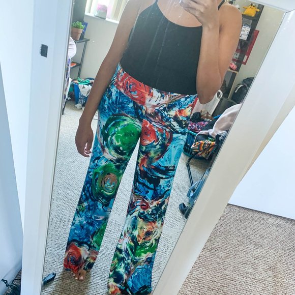 Palazzo Pattern Pants - Picture 3 of 3